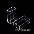 Frit-fused quartz fluorescence cuvette